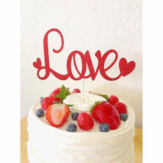 Love Cake Topper, Wedding Cake Topper, Anniversary Cake Topper, Engagement Cake Topper, Bridal Shower Cake Topper, Vow Renewal