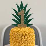 Glitter Pineapple Top Cake Topper, Pineapple cupc Donut Topper,pineapple crown, Luau Cupcake Picks, Tropical Party Decorations, Hawaii Theme Party,Fiesta Party Decor,Summer BBQ, Pool Party,Food Toppers