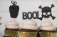 Happy Halloween Cupcake Toppers, Topo Halloween Party Food Picks, Boo Cupcake Toppers, Skull Cupcake Toppers, Hot Pepper  Birthday Party Supplies, Halloween Decorations， Chili Pepper Food Picks
