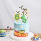 Scripted Modern Acrylic Happy Birthday Cake Topper For Birthday Cake Birthday Parties  Laser Cut Cake Topper  Birthday Cake Decor