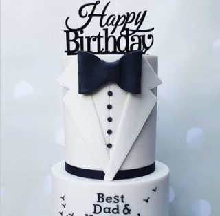 Creative Font Acrylic Cake Topper  Happy Birthday Party Cake Decoration  Dessert Baking Cake Decoration