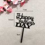 Modern script Happy Father's Day cake topper Decor   Fathers Birthday Dad cake toppers   Father's Day Party Cake Decorations   available in a variety of colours