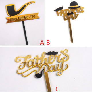 Happy Father's Day Cake Topper    Fathers Day Sign    Father's Day Party Decorations  Mustache Cake Topper   Happy Fathers Day tie Cake Topper    Dada's Pipe Top Hat Bowtie