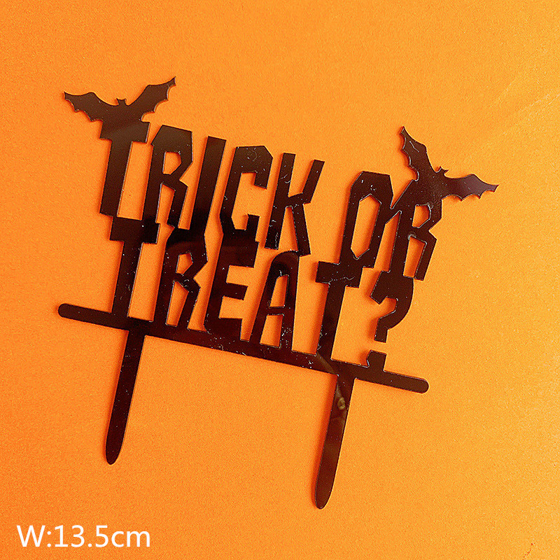 Happy Halloween Cake Topper For Halloween Horror Wizard Witch