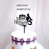 happy Halloween cake topper   Halloween Themed Birthday party Centerpiece Decorations   Bat Pumpkin Witch cake topper     treat or trick Cake Topper   Tarantula Scary Spider Web Cake Topper