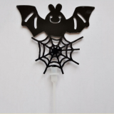 Spider Web happy Halloween cake topper   Halloween Themed Birthday party Decorations      Pumpkin cupcake topper     Bat cake toppers   Witch Halloween Black Cat Picks Cake Toppers