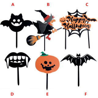 Spider Web happy Halloween cake topper   Halloween Themed Birthday party Decorations      Pumpkin cupcake topper     Bat cake toppers   Witch Cake Toppers    Dracula Vampire Teeth Cupcake Toppers Picks