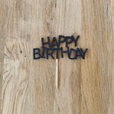10 Pieces Happy Birthday Cake Topper, Birthday Cake Decoration