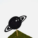 12 Pieces Planet Happy Birthday Cake Topper, Space Theme Birthday Cake Decoration