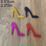 12 Pieces High Heels Happy Birthday Cake Topper, High Heels Birthday Party Cake Decoration