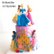 Custom One Pieces Castle Happy Birthday Cake Topper, Castle Birthday Party Cake Decoration