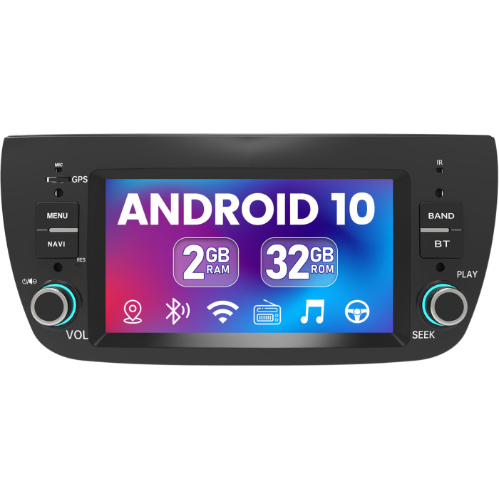€ 299.00 - AWESAFE Autoradio 1 Din per Fiat Doblo 2010-2014 Car Radio con  Android 10 (2G+32GB) GPS Navigatore Comandi al volante BT Mirror Link WIFI  - it.awesafeshop.com