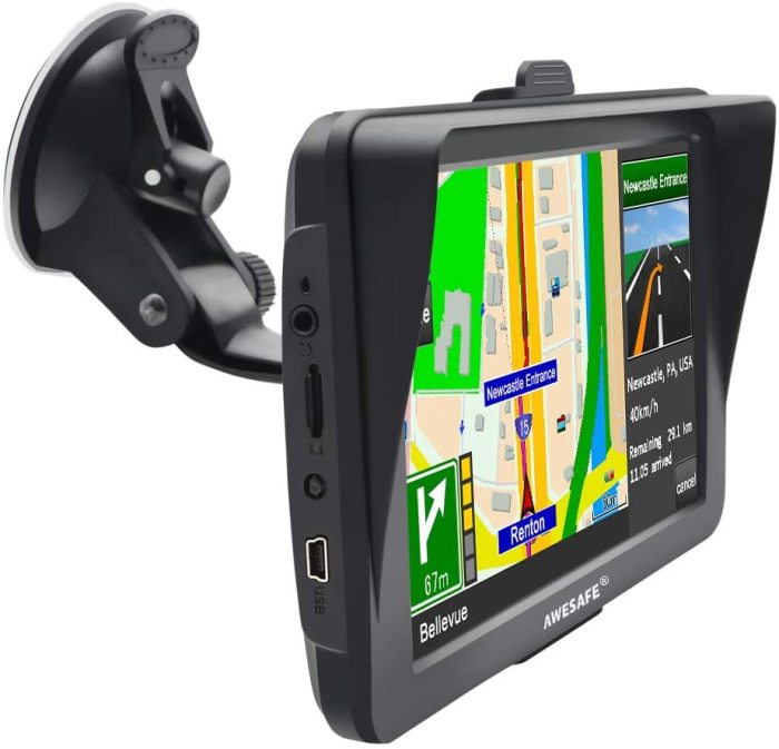 escucho música barro Raramente € 65.99 - AWESAFE GPS para Coche con Pantalla Táctil HD de 7 Pulgadas  Reproductor Multimedia Navegador GPS con Mapa de Europa - es.awesafeshop.com