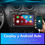AWESAFE Android 10.0[2GB+32GB] Radio Coche para Ford Fiesta 2006-2011con 9 Pulgadas Pantalla Táctil, Autoradio con Bluetooth/GPS/FM/WiFi/USB, Apoyo Mandos Volante, Aparcamiento, Carplay y Android Auto