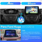 AWESAFE Android 10.0 [2GB+32GB] Radio Coche con Pantalla Táctil 9 Pulgadas para Ford Kuga 2013-2016, Autoradio con Carplay/WiFi/Bluetooth/GPS/FM, Admite Mandos Volante y Aparcamiento