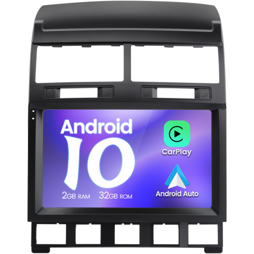 AWESAFE Android 10.0 [2GB+32GB] Radio Coche con Pantalla Táctil 9 Pulgadas para VW Touareg 2003-2010 , Autoradio para Volkswagen con Carplay/Android Auto/Bluetooth/GPS/FM/RDS/USB/RCA