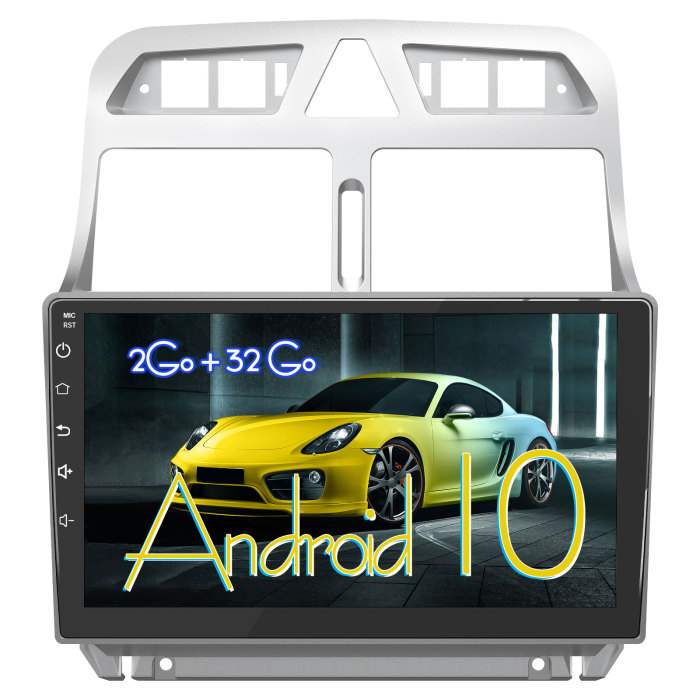 € 219.99 - AWESAFE Autoradio Android 10.0 pour Peugeot 307  2002-2013【2Go+32Go】Autoradio 9 Pouces Écran Tactile avec GPS  Navigation/Bluetooth/Wi-Fi/USB/FM/DAB,Support Aide au Parking/Commande au  Volant/Mirrorlink - fr.awesafeshop.com