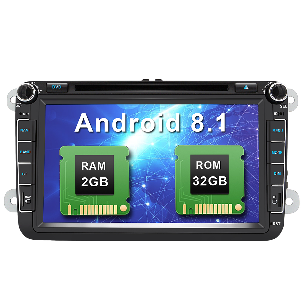 € 259.99 Android 8.1 Doppel Din Autoradio mit Navi für VW Skoda Seat, Unterstützt CD DVD € 259.99 Android 8.1 Doppel Din Autoradio mit Navi für VW Skoda Seat, Unterstützt CD DVD