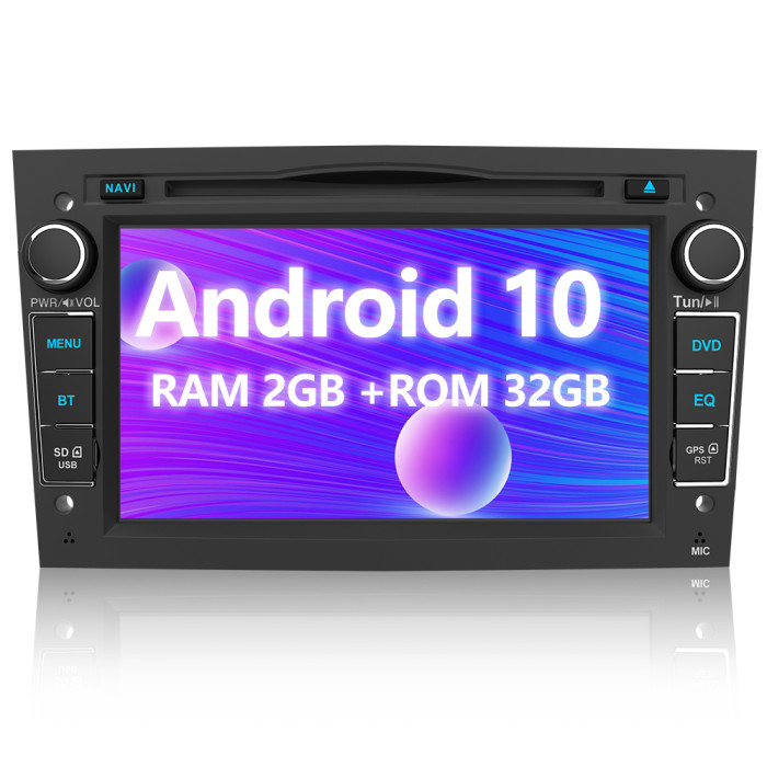 € 249.00 - Android 10 Autoradio für Opel 2DIN Radio mit Navi, unterstützt  DAB+ WiFi CD DVD Bluetooth MirrorLink 7 Zoll Bildschirm RDS Radio - Schwarz  - de.awesafeshop.com