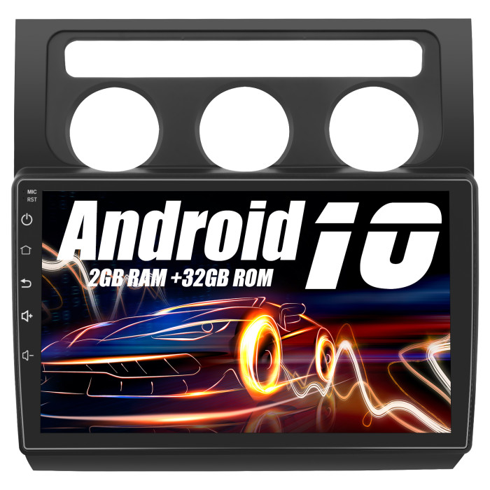 € 215.00 - Android 10 Autoradio für VW Touran, 2G+32G, 10 Zoll Touchscreen,  mit Schwarzer Blende, Navigation Bluetooth MirrorLink RDS WiFi  Unterstützung - de.awesafeshop.com