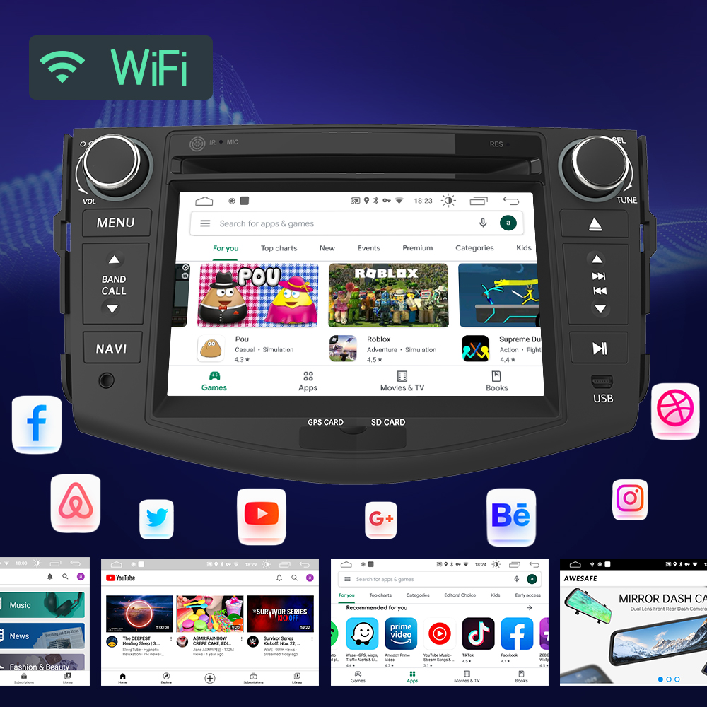 AWESAFE Car Radio Stereo Andriod 10.0 