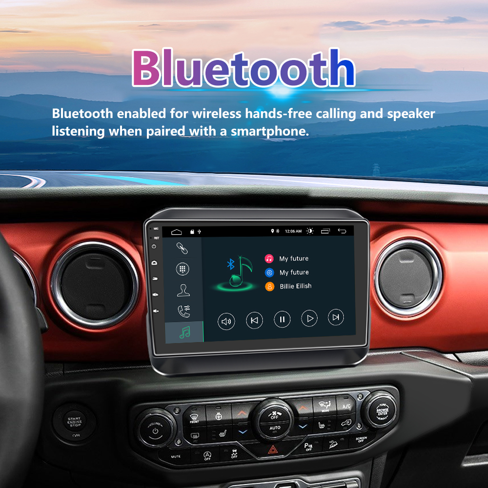 US$  - AWESAFE Car Radio Stereo 9 inch Touch Screen Andriod  with  Bluetooth WiFi GPS Support Apple Carplay Andriod Auto for Jeep Wrangler JL  2018-2019 