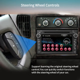 Car Radio Stereo for GMC Sierra Yukon Chevrolet Buick Chevy Silverado with Bluetooth, Steering Wheel Control,FM Radio,GPS Navigation