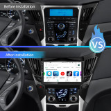 AWESAFE Andriod 10.0 Car Radio Stereo for Hyundai Sonata 2011-2015 Support Carplay Andriod Auto
