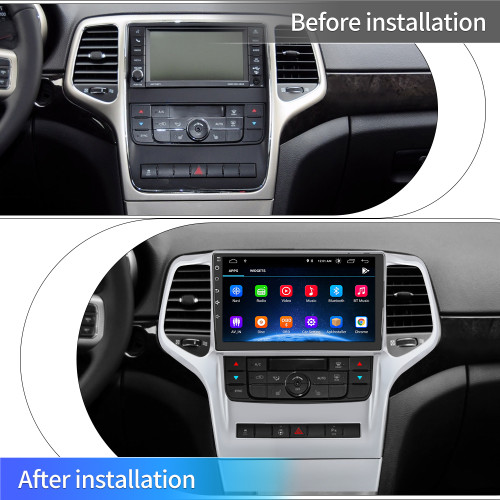 AWESAFE Car Radio Stereo Andriod 10 for Jeep Grand Cherokee WK 2010 2011 2012 2013 with GPS Navigation Support Apple Carplay
