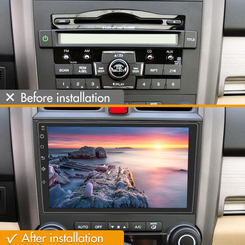 AWESAFE Car Radio Stereo for Honda CRV 2007 2008 2009 2010 2011, 2G RAM 32G ROM Touch Screen Radio Built in Apple Carplay Andriod Auto Support GPS Navigation Bluetooth WiFi Mirror Link…