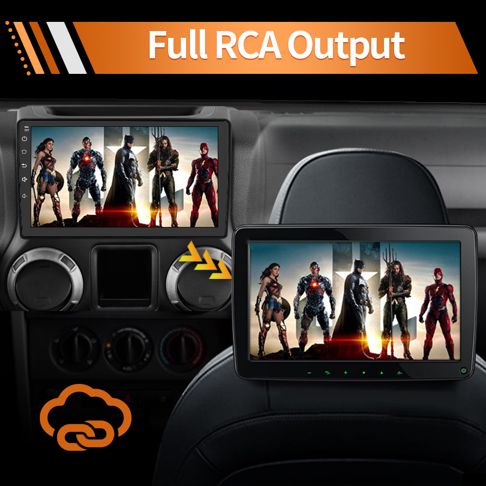 US$  - AWESAFE Car Radio Stereo Andriod 10 for Jeep Wrangler JK  2007-2018 Head Unit with Built in Apple Carplay Andriod Auto -  