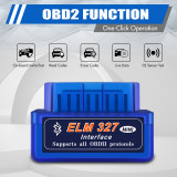 Bluetooth OBD2 Scanner for iOS iPhone and Android, Car OBD II Diagnostic Scan Tool Code Reader