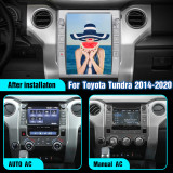 AWESAFE Car Radio for Toyota Tundra 2014-2020 12.1 Inch Tesla Style GPS Navigation Carplay Auto Android Head Unit Media Player, Support HDMI Output USB Player WiFi Bluetooth Stereo Replacement