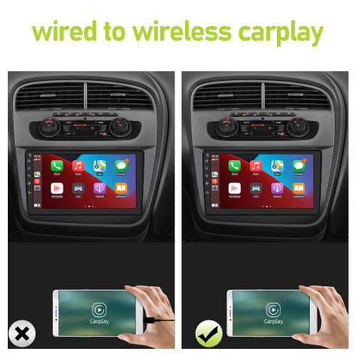 CarPlay Wireless Adapter Convert Wired to Wireless CarPlay for OEM Wired CarPlay Cars Model Year After 2016