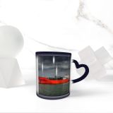 NC Ceramic Photo Coffee Mugs,Oil Tanker Ship Crude Sea Natural Gas Container Industrial Cargo Gasoline Freight,Custom Picture Mug Magic Heat Sensitive Color Changing Mug Milk Tea Cup Personalized Gi