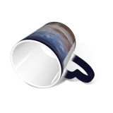 NC Ceramic Photo Coffee Mugs,Air Pollution Arizona Beauty Cloud Sky Desert Environmental Issues Factory Heat Temperature,Custom Picture Mug Magic Heat Sensitive Color Changing Mug Milk Tea Cup Perso