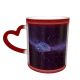 NC Ceramic Photo Coffee Mugs,Outer Space Brain Glowing Zoom Authority Bizarre Digital Composite Ideas Imagination Mystery,Custom Picture Mug Magic Heat Sensitive Color Changing Mug Milk Tea Cup Pers