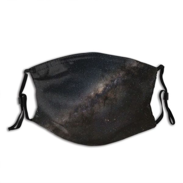 NC Astronomy Sky Public Outer Wallpapers Grey Way Domain Pictures Universe Solitaire System Dust Washable Reusable Filter and Reusable Mouth Warm Windproof Cotton Face
