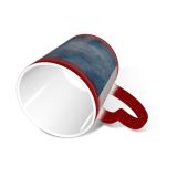 NC Ceramic Photo Coffee Mugs,Oil Sea Abstract Art Artist's Canvas Design Fine Acrylic Craft Palette Creativity,Custom Picture Mug Magic Heat Sensitive Color Changing Mug Milk Tea Cup Personalized Gi
