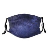 NC Astronomy Sky Public Dark Outer Wallpapers Way Domain Pictures Universe Galaxy Star Dust Washable Reusable Filter and Reusable Mouth Warm Windproof Cotton Face