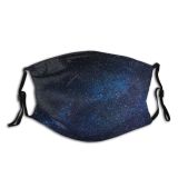 NC Astronomy Sky Saturation Public Outer Wallpapers Italy Domain Pictures Universe Skynight Galaxy Dust Washable Reusable Filter and Reusable Mouth Warm Windproof Cotton Face