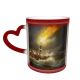 NC Ceramic Photo Coffee Mugs,Offshore Platform Storm Oil Fuel Power Generation Adversity Authority Danger Endurance Mining,Custom Picture Mug Magic Heat Sensitive Color Changing Mug Milk Tea Cup Per
