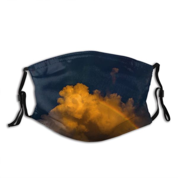 NC Azure Sky Cloud Wallpapers Light Pictures Commons Images Flare Cumulus Creative Outdoors Dust Washable Reusable Filter and Reusable Mouth Warm Windproof Cotton Face