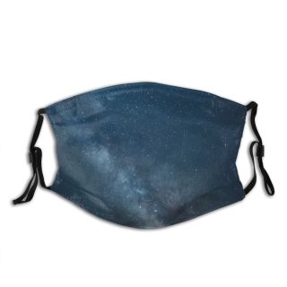 NC Astronomy Sky Summer Camping Outer Wallpapers Grey Way Pictures Dream Universe Galaxy Dust Washable Reusable Filter and Reusable Mouth Warm Windproof Cotton Face