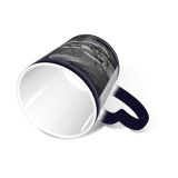 NC Ceramic Photo Coffee Mugs,Old Storm Past Sea History Nautical Vessel Sailing Ship Shipwreck Atlantic Ocean,Custom Picture Mug Magic Heat Sensitive Color Changing Mug Milk Tea Cup Personalized Gif