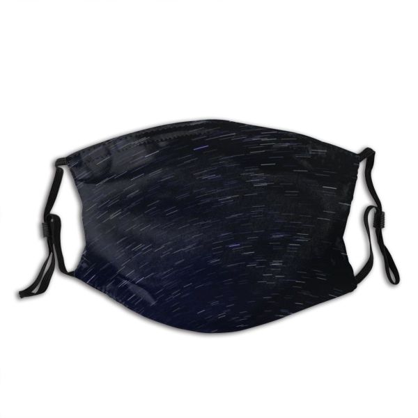 NC Astronomy Sky Swirl Outer Wallpapers Light Exposure Pictures Universe Spin Galaxy Star Dust Washable Reusable Filter and Reusable Mouth Warm Windproof Cotton Face