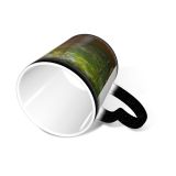 NC Ceramic Photo Coffee Mugs,Alava Province Beauty Branch Plant Dawn Fog Forest Freedom Glowing Heat Temperature,Custom Picture Mug Magic Heat Sensitive Color Changing Mug Milk Tea Cup Personalized