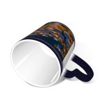 NC Ceramic Photo Coffee Mugs,Oil Tanker Aerial Directly Above Hong Kong Refinery Air Pollution Anchor Vessel,Custom Picture Mug Magic Heat Sensitive Color Changing Mug Milk Tea Cup Personalized Gift
