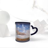 NC Ceramic Photo Coffee Mugs,Air Pollution Arizona Beauty Cloud Sky Desert Environmental Issues Factory Heat Temperature,Custom Picture Mug Magic Heat Sensitive Color Changing Mug Milk Tea Cup Perso