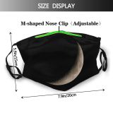 NC Astronomy Sky Public Dark Halloween Outer Wallpapers Grey Domain Crescent Pictures Universe Dust Washable Reusable Filter and Reusable Mouth Warm Windproof Cotton Face